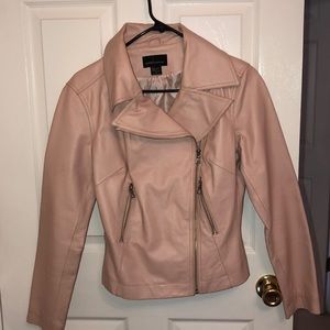 MODA International Pink Leather Jacket